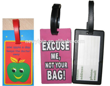 Technical Tag Name Tag Labels PVC Fad Trip Luggage Baggage Holder Suitcase