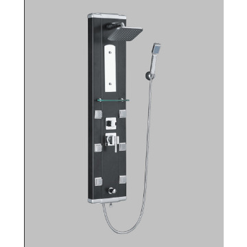 Black aluminum composite shower panel (HG-415)