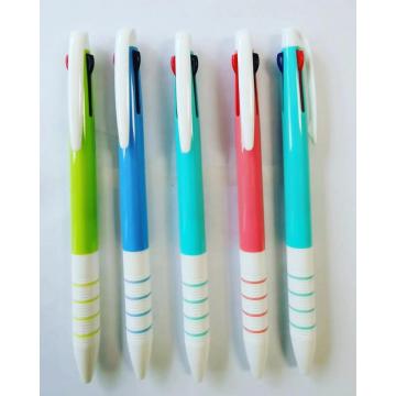 multicolor pen with red blue black refill