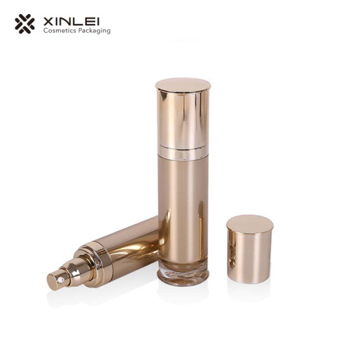 50ml silver cosmetics makeup essential oil pump bottle