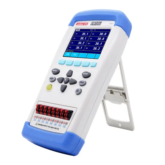 Digital Thermocouple Temperature Data Logger Recorder with Calibrator AT4202