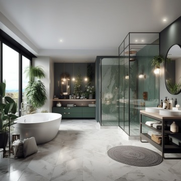 Custom Size Safety Glass Door Temper Shower Screen