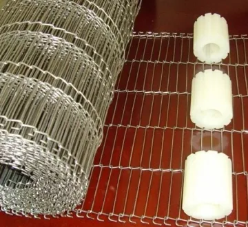 Stainless steel ladder conveyor belts