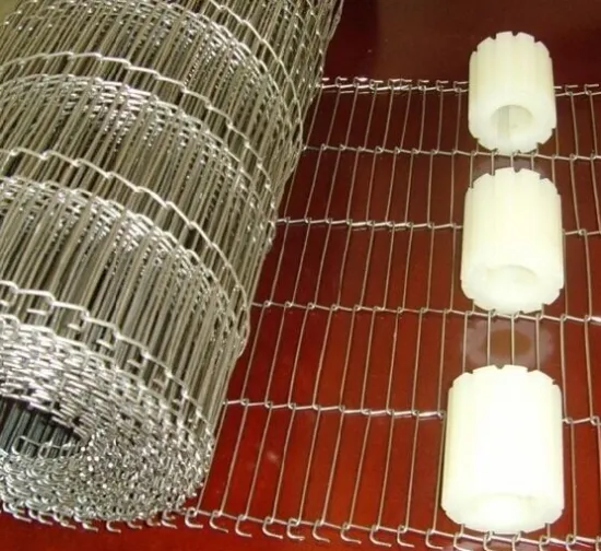 Stainless steel ladder conveyor belts