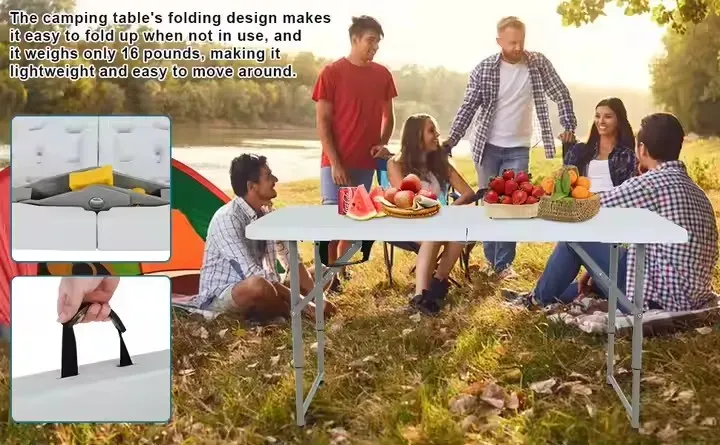 Portable Folding Dining Table for Garden Parties and Events