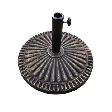 Прочная конструкция основания для садовых зонтов с ручкой