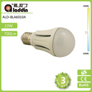 3 سنوات الضمان A60 10W LED لمبة