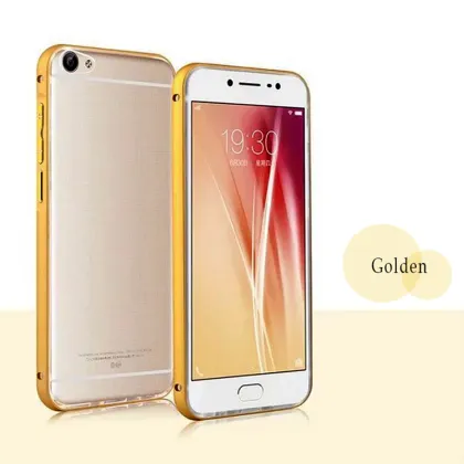 Wholesale cell phone case cover for oppo r9 plus,metal bumper clear tpu 2 in 1 shockproof phone cover for oppo