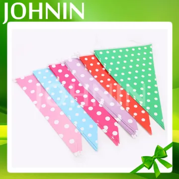 Manufactory Waterpoof Wedding Birthday Party Dot Paper Bunting