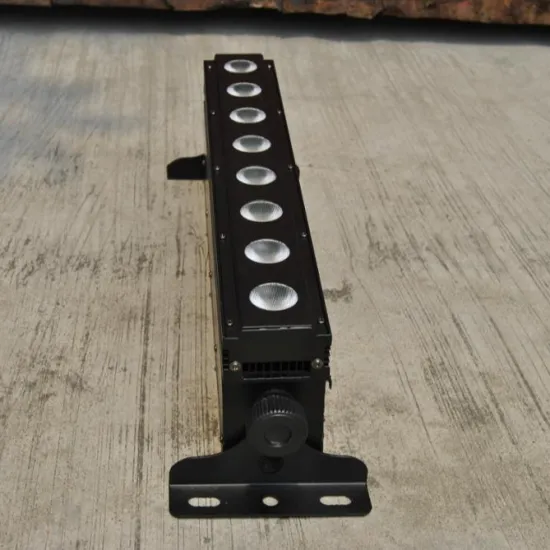 8x10W Full Color RGBWA 5-in-1 Battery Wireless LED Wall Washer Light