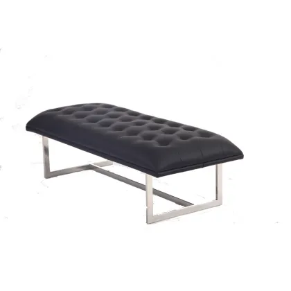 Modern Edward 3 Seat Leather Sofa