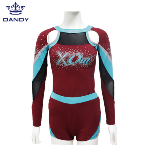 Personalizzabile uniforme di cheerleading di tutte e stelle di cumpetizione