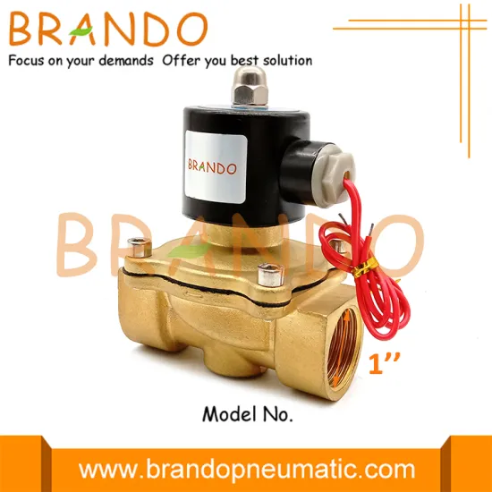 2W250-25 UW-25 1'' Semi Direct Brass Solenoid Valve