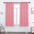 Star Foil Printed Bedroom Blackout Curtain