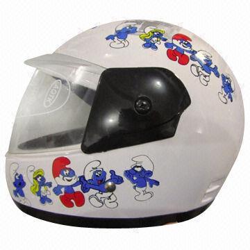 Children's full face/kid's/safety helmet, made of ABS