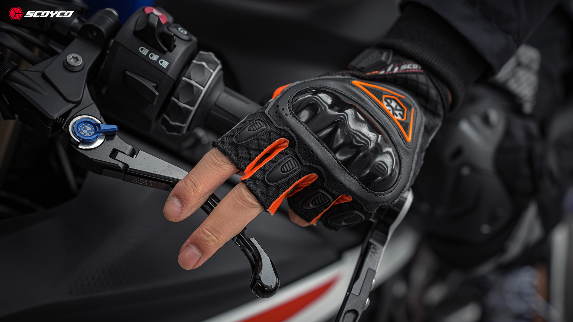 white leather motorcycle gloves