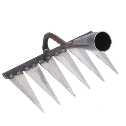 Gardening Hoe and Rake Set with Glove – Agricultural Tool for Soil Loosening