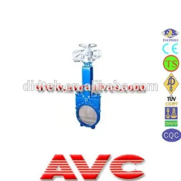 AVC Ductile Iron Electric Knife Gate Valve