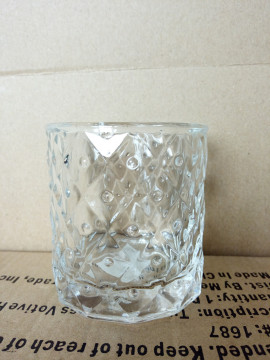 glass candle holders
