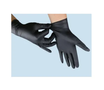 Black Nitrile gloves , Black nitrile work gloves