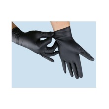 Gants nitriles noirs gants de travail nitrile noir