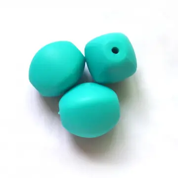 Multi color Silicone Baby Chew Beads