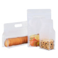 Transparent mellanmål Ziplock Bag Stand Up Pouch