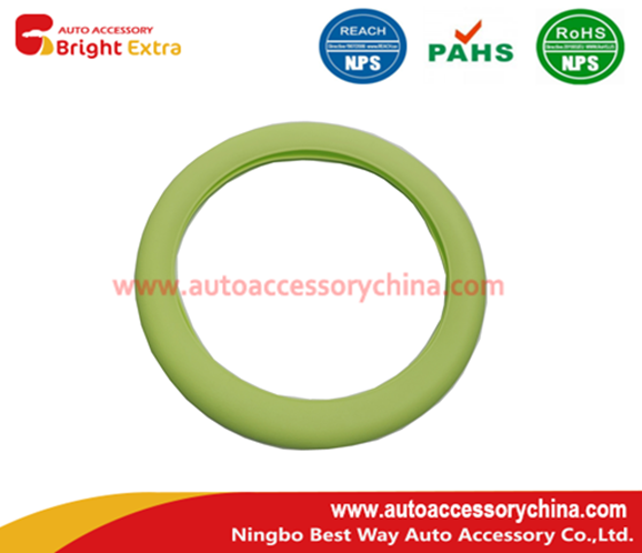 Silicone Steering Wheel Cover Green