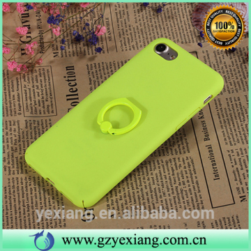 New arrival pc hard back cover for iphone 7 case with ring holder