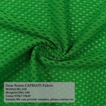 Factory Direct Sales 180GSM Polyester Knitted Breathable Mesh Fabric