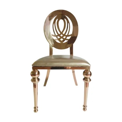 Customization Wedding Stainless Steel Dining Chair