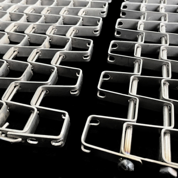 Stainless Steel Honeycomb Flat Strip Wire Mesh Conveyor Belt