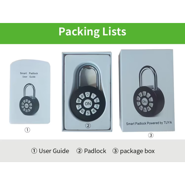 Электронный пароль приложение Tuya Bluetooth Padlock