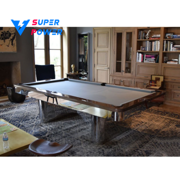 Customizable Luxury Pool Tables: 8ft & 9ft Sizes, SuperPower Model CL-T012 - Perfect for Villas