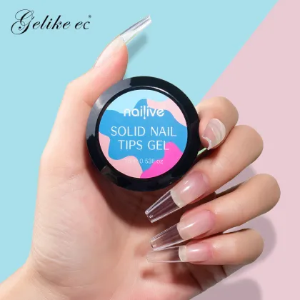 Solid Nail Tip Glue Gel - Free Sample UV Press on Nails