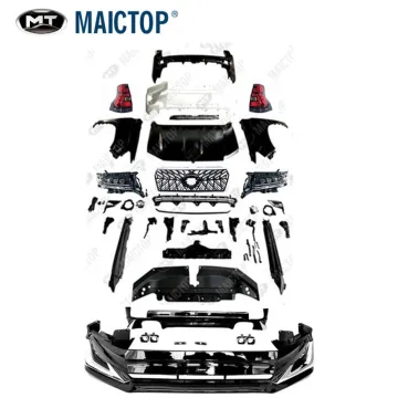 MAICTOP Car Accessories Body Kit for LandCruiser Prado 2010-2017 Upgrade to 2018 Model - Good Quality LED Headlight Taillight