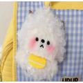 Cute little plush stuffed toy bag pendant