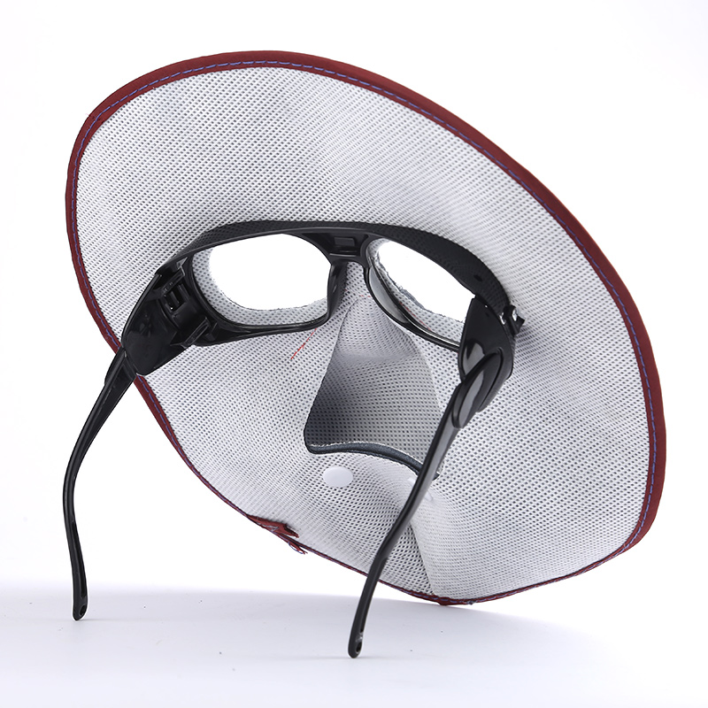 Cowhide face shield