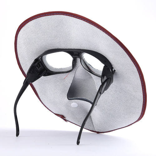 Soft Wear Resisting Cowhide Protective Welding Mask