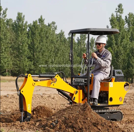 Multifunctional 1.3Ton Hydraulic Portable Backhoe for Sale