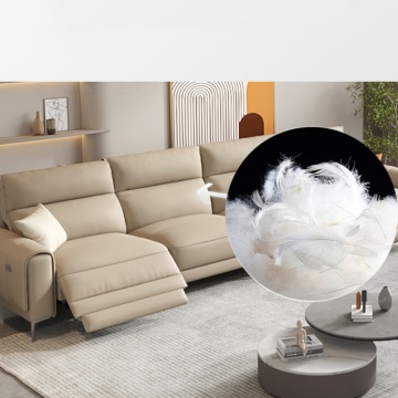 Electric leather sofa can be combined