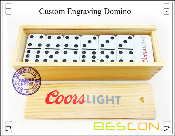 Custom Engraving Domino-1