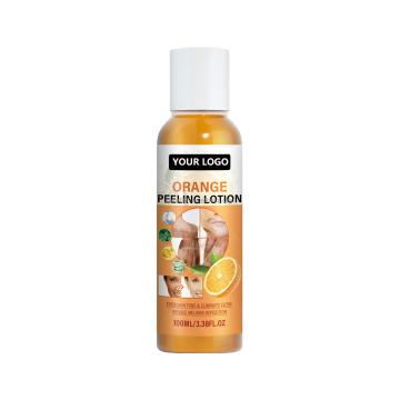 Black Skin Peel Orange Lightening Body and Face Lotion with Niacinamide and Vitamin C