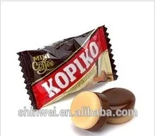 high quality two color and two flavor Kopiko type hard candy depositing line
