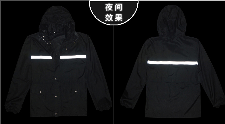 reflective raincoat