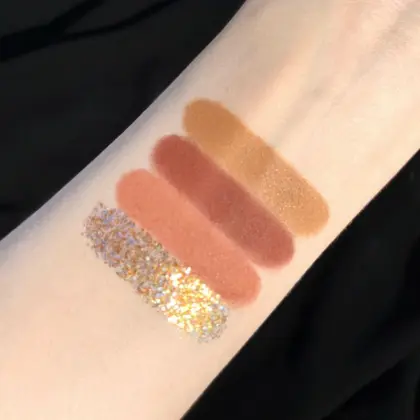 New 4 Color Eye Shadow Palette Glitter Pearlescent Eye Shadow Waterproof Big Sequin Eye Shadow Eye Makeup Products TSLM1