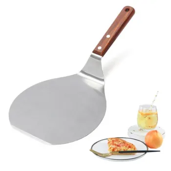 Hot Sale Eco-friendly Kitchenware: Wooden Handle Large Round Pizza Shovel