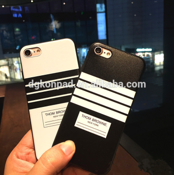 3D relief simple stripes silicon phone case for iPhone 6s plus