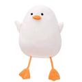 Cute creative big white goose sleeping plush toy