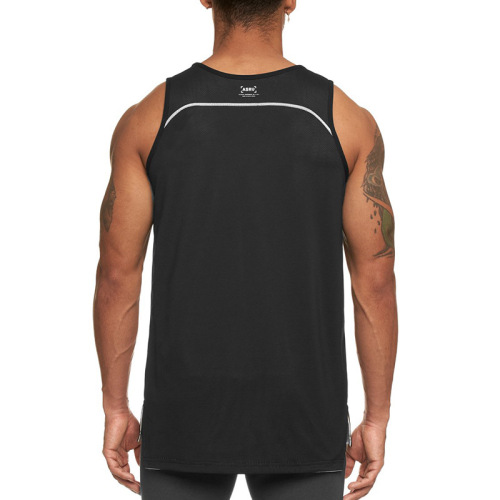 Προσαρμοσμένο λογότυπο Sports Stringer Men Tops Tops